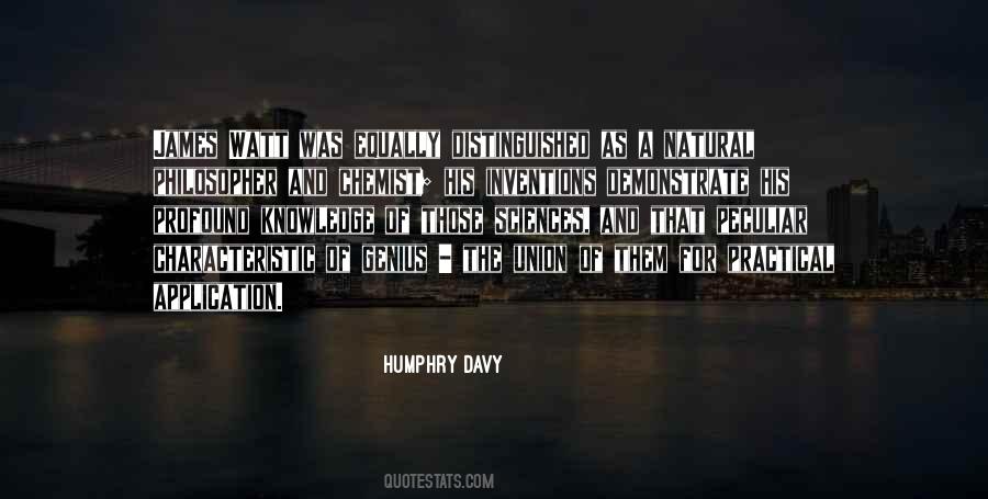 Humphry Davy Quotes #1741330