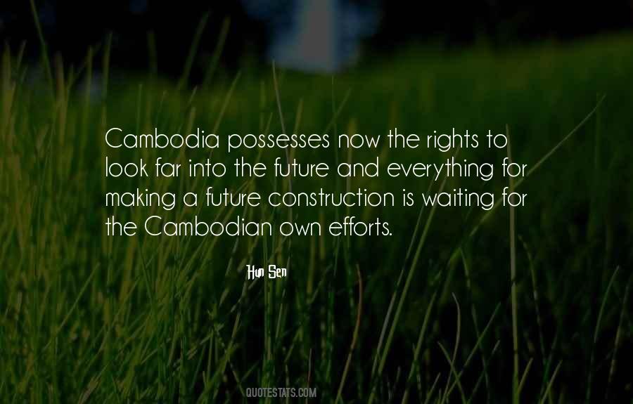 Hun Sen Quotes #545002