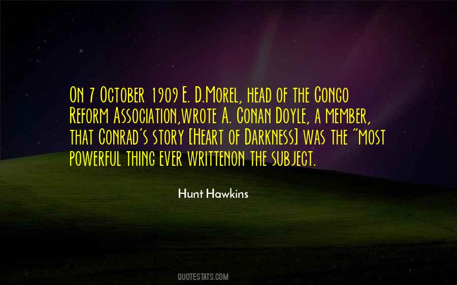 Hunt Hawkins Quotes #1214313