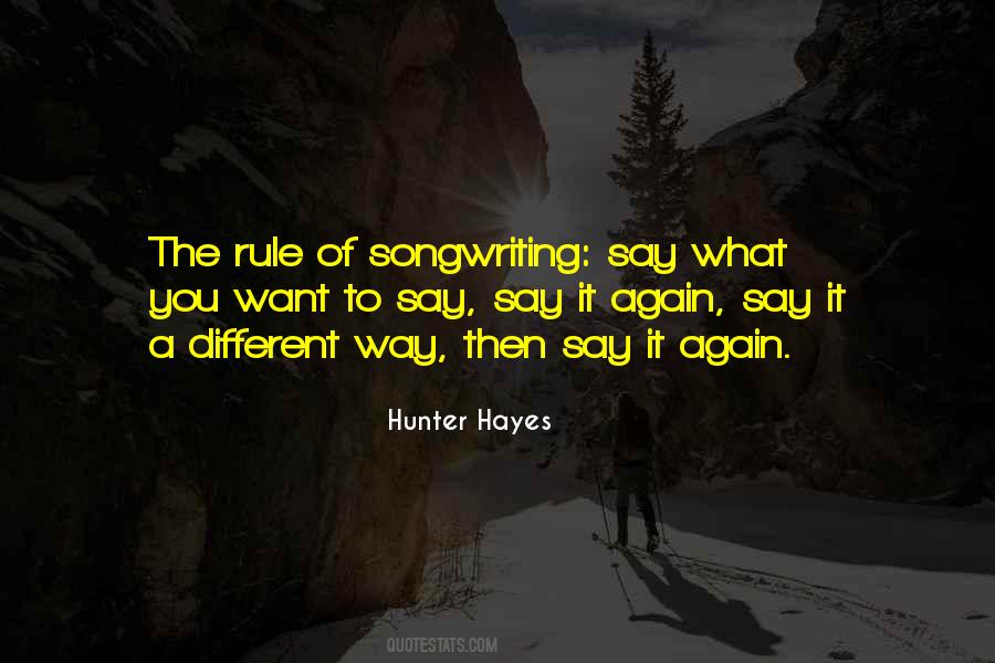 Hunter Hayes Quotes #375840