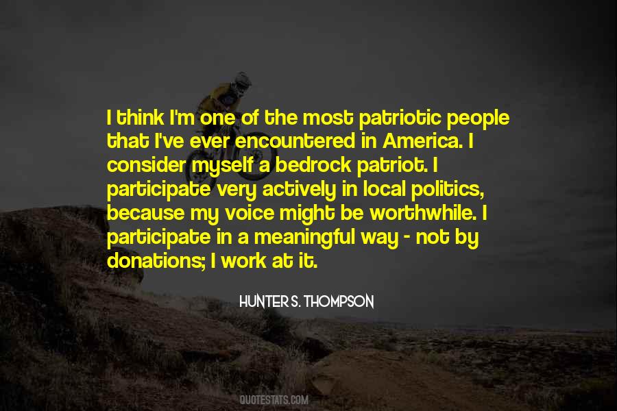 Hunter S. Thompson Quotes #1276295