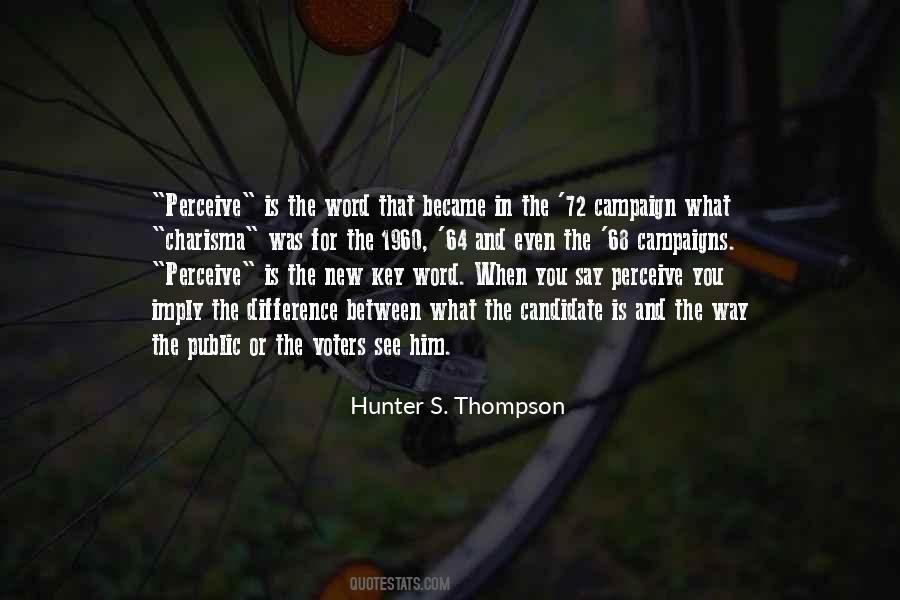 Hunter S. Thompson Quotes #1366244
