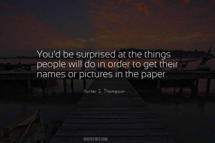 Hunter S. Thompson Quotes #1686976