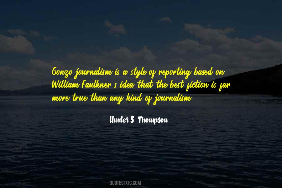 Hunter S. Thompson Quotes #931729