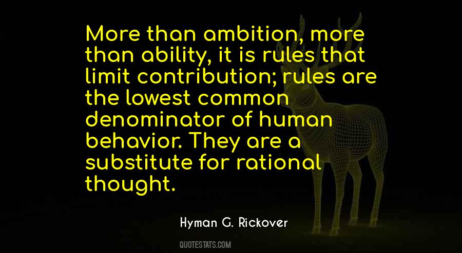 Hyman G. Rickover Quotes #770237