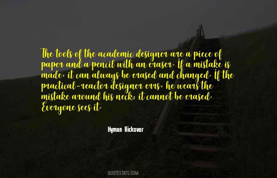 Hyman Rickover Quotes #1034702