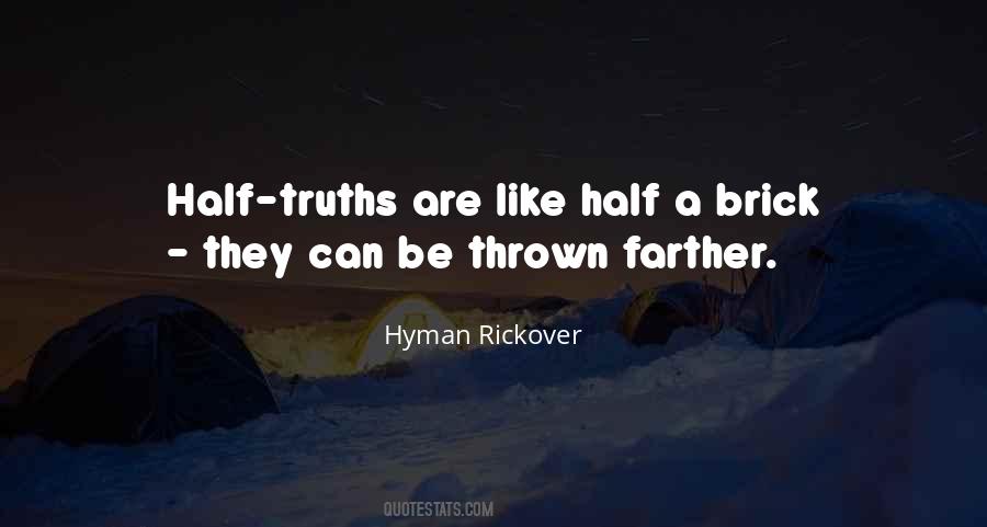 Hyman Rickover Quotes #1103065