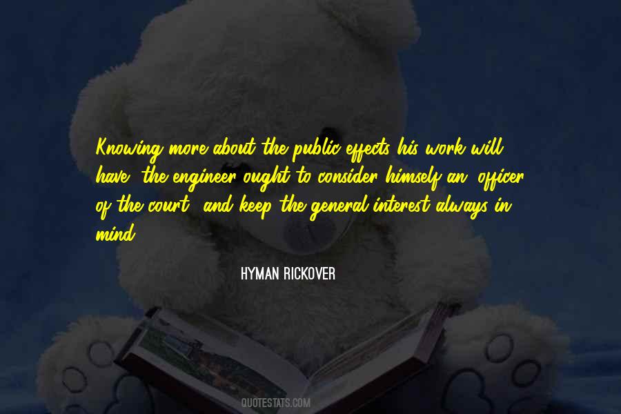 Hyman Rickover Quotes #514668