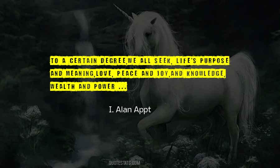 I. Alan Appt Quotes #1531214