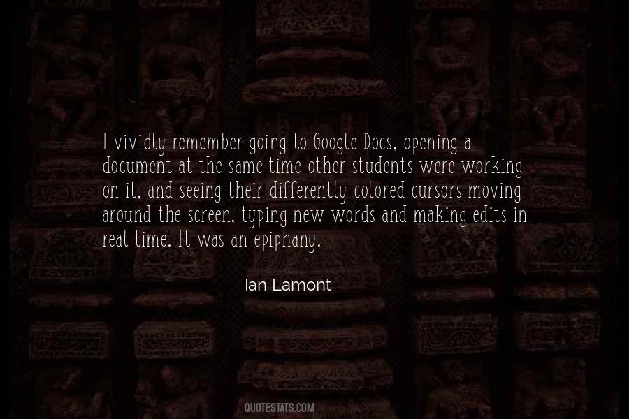 Ian Lamont Quotes #127155