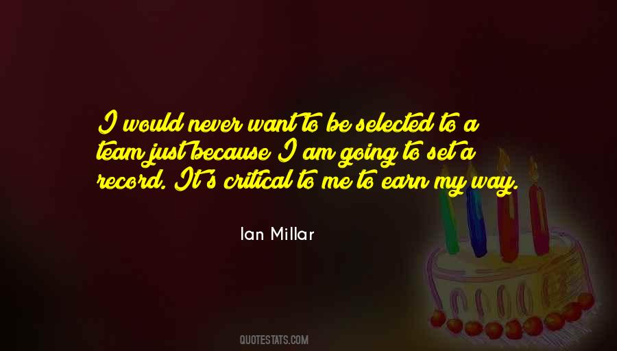 Ian Millar Quotes #1448035