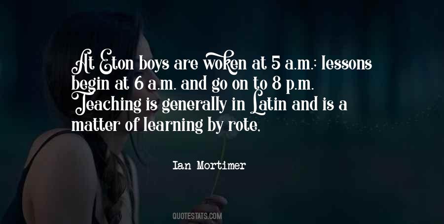 Ian Mortimer Quotes #1007610
