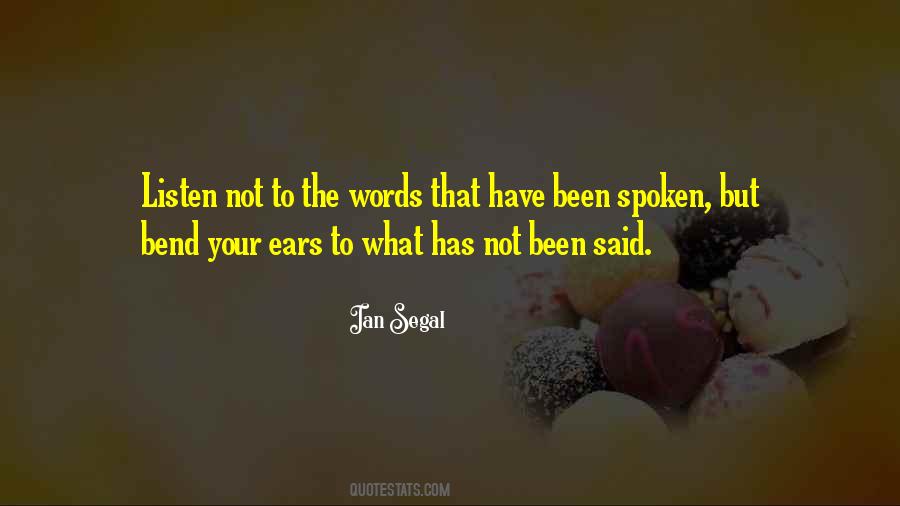 Ian Segal Quotes #865820