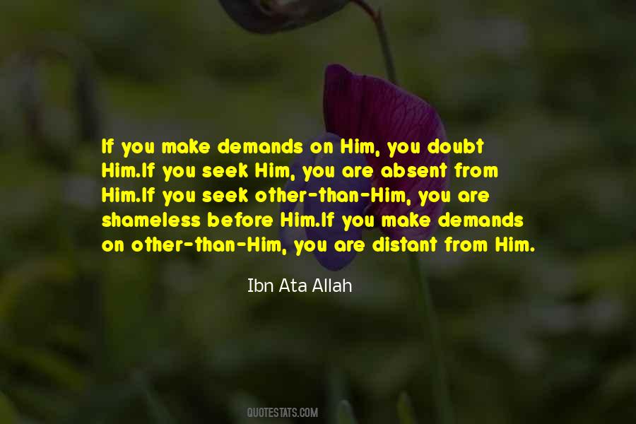 Ibn Ata Allah Quotes #631780