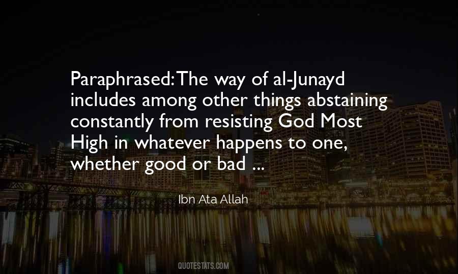 Ibn Ata Allah Quotes #723435