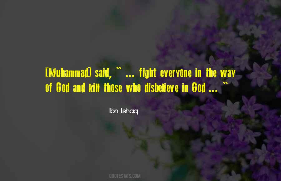 Ibn Ishaq Quotes #1015451