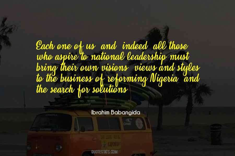 Ibrahim Babangida Quotes #39827