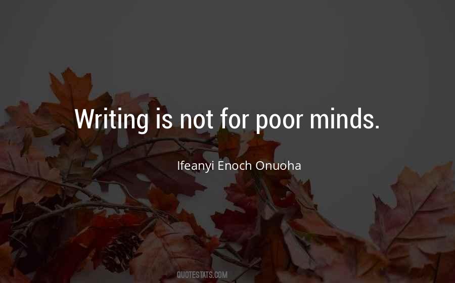 Ifeanyi Enoch Onuoha Quotes #1849436