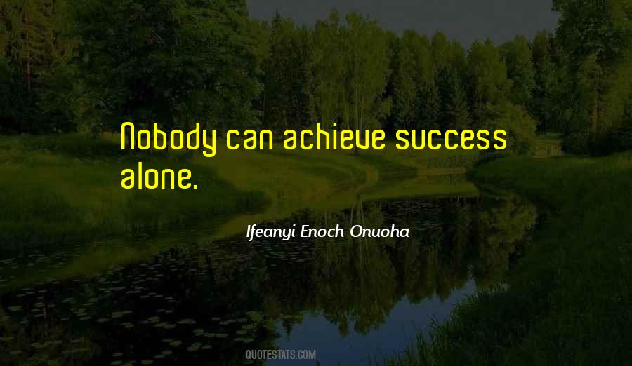 Ifeanyi Enoch Onuoha Quotes #1856407