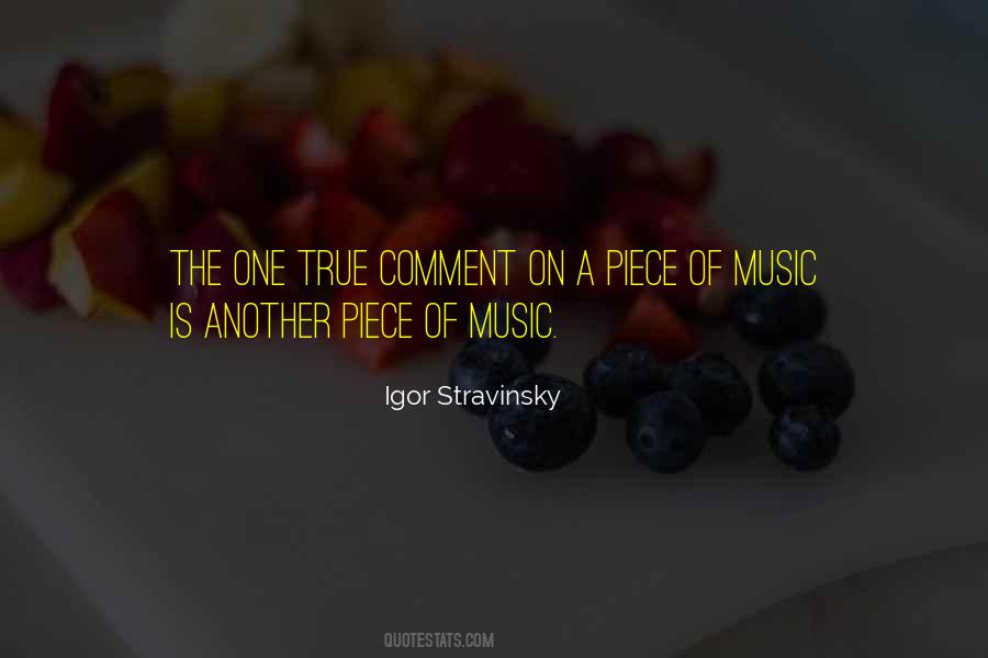 Igor Stravinsky Quotes #383659