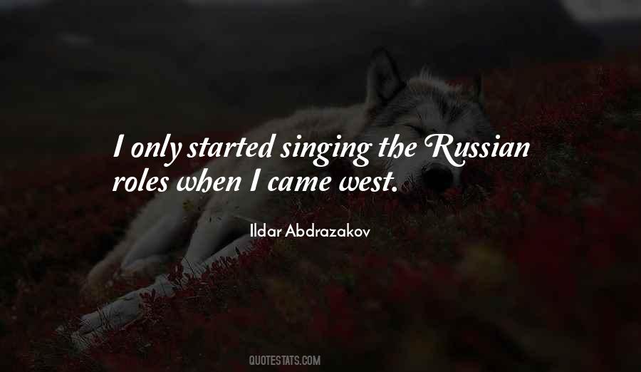Ildar Abdrazakov Quotes #1767893