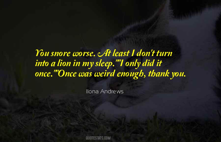 Ilona Andrews Quotes #1313067