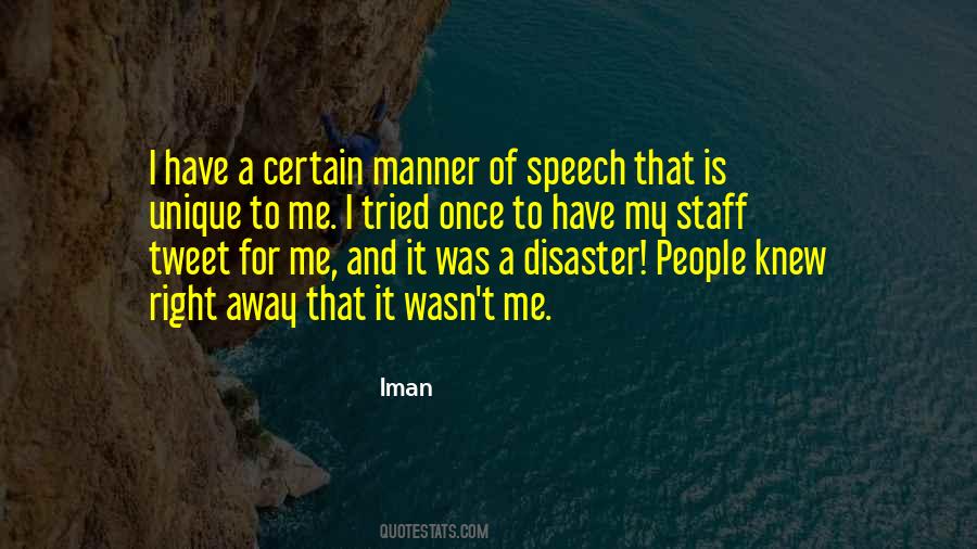 Iman Quotes #278390