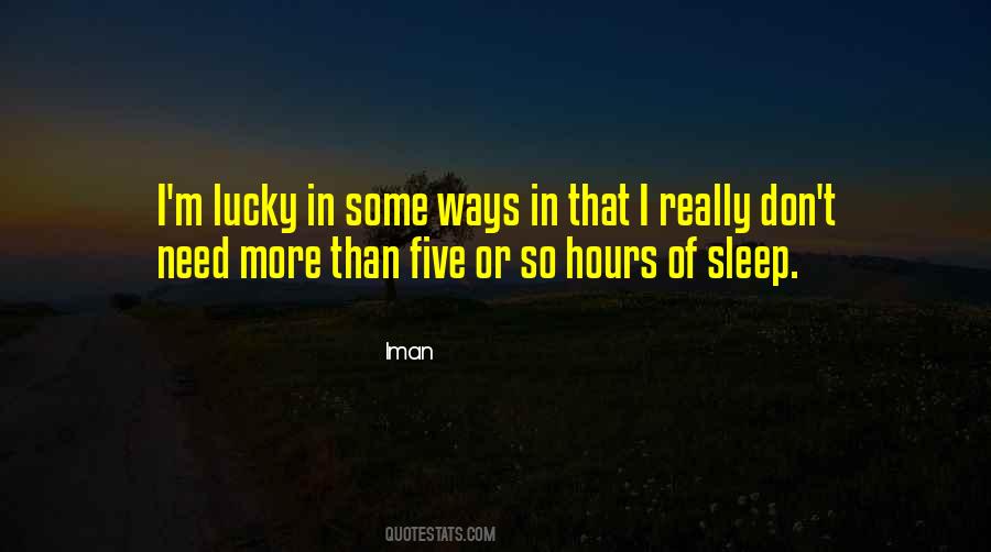 Iman Quotes #518946