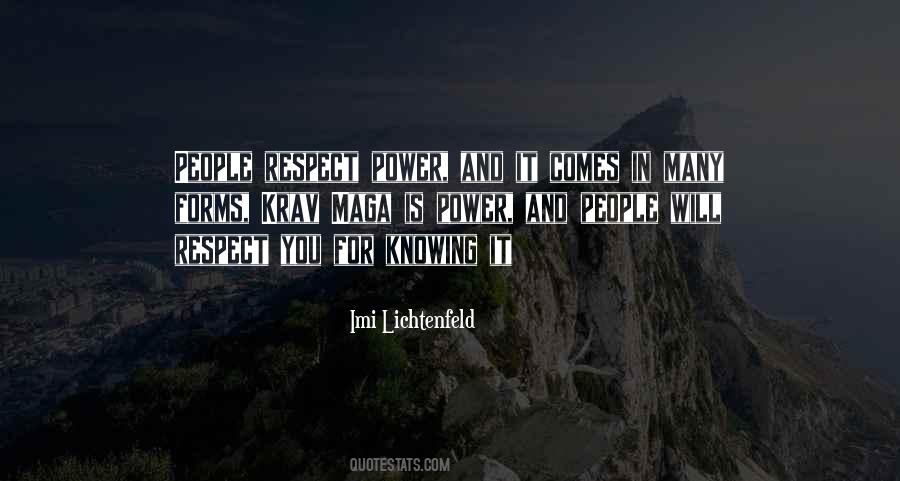 Imi Lichtenfeld Quotes #424263