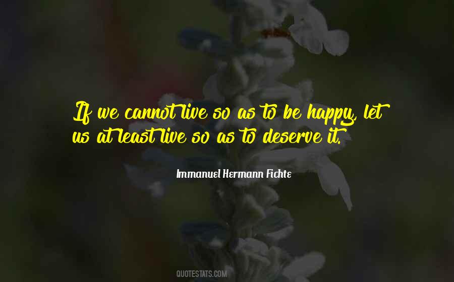 Immanuel Hermann Fichte Quotes #577314