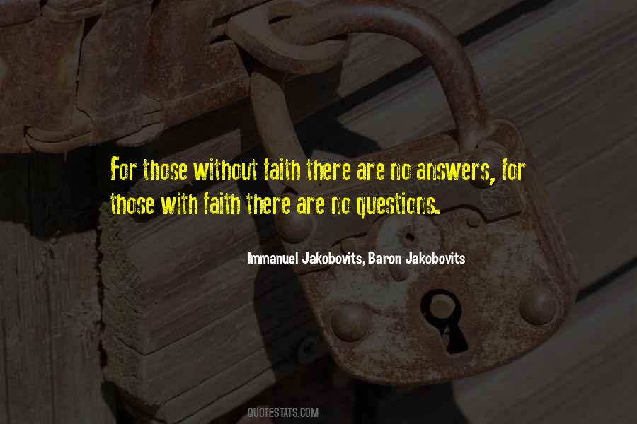 Immanuel Jakobovits, Baron Jakobovits Quotes #47879