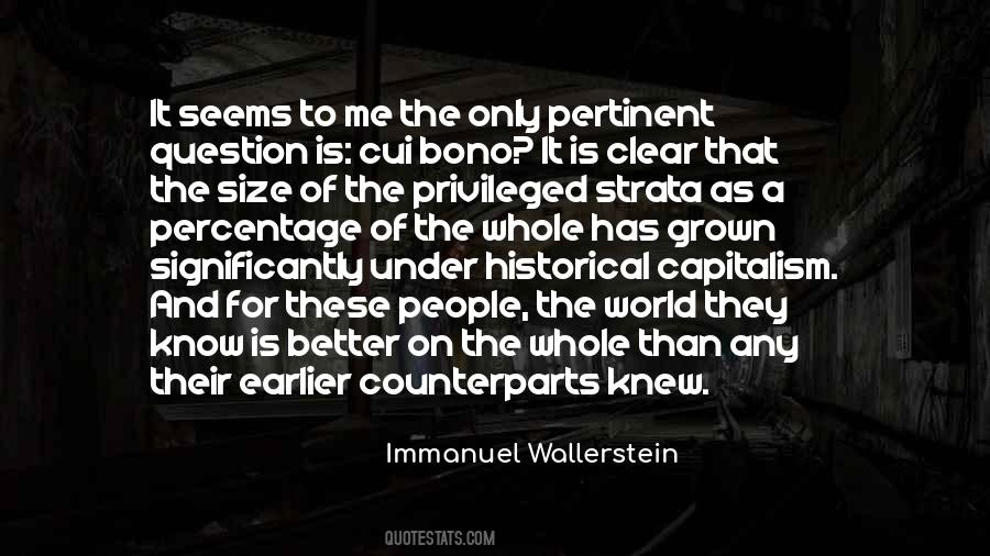 Immanuel Wallerstein Quotes #1107409