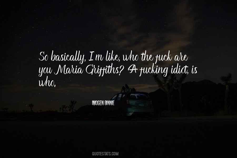 Imogen Binnie Quotes #630218