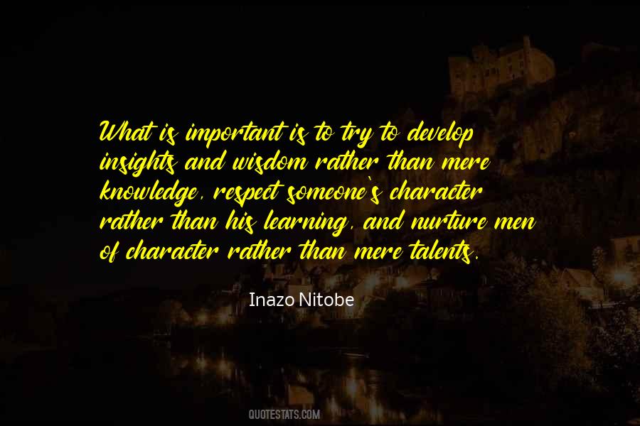 Inazo Nitobe Quotes #1024570