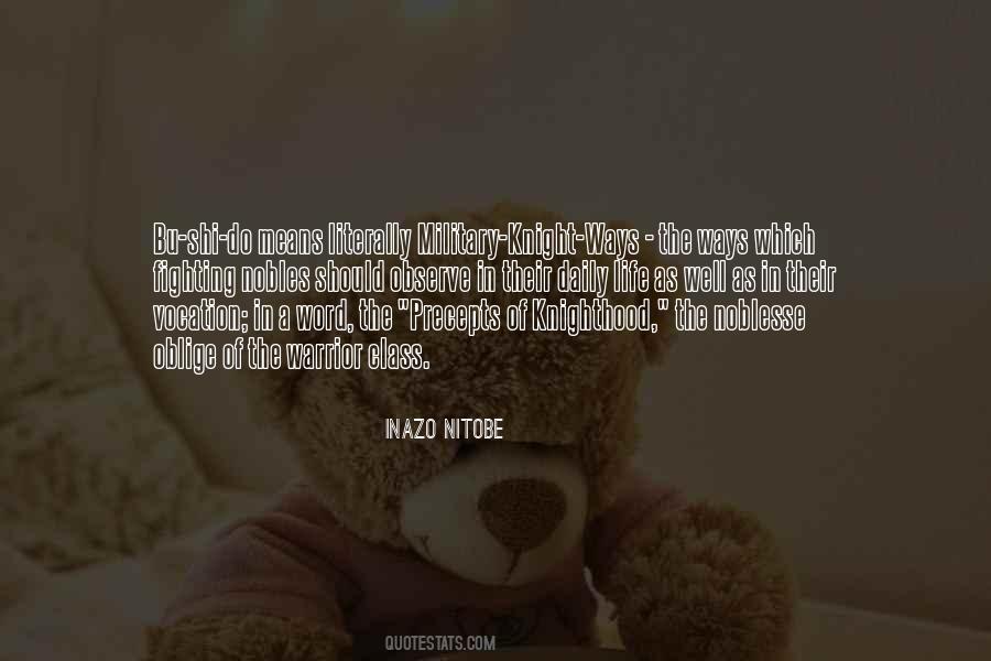 Inazo Nitobe Quotes #924461
