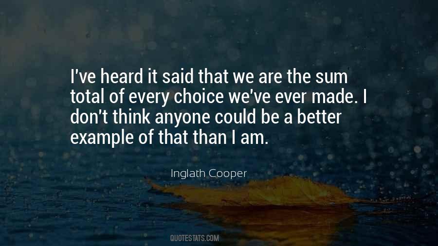 Inglath Cooper Quotes #137395