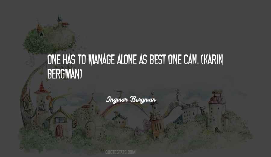 Ingmar Bergman Quotes #1162949