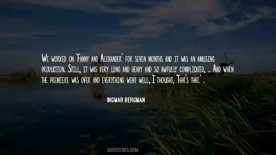 Ingmar Bergman Quotes #1709127