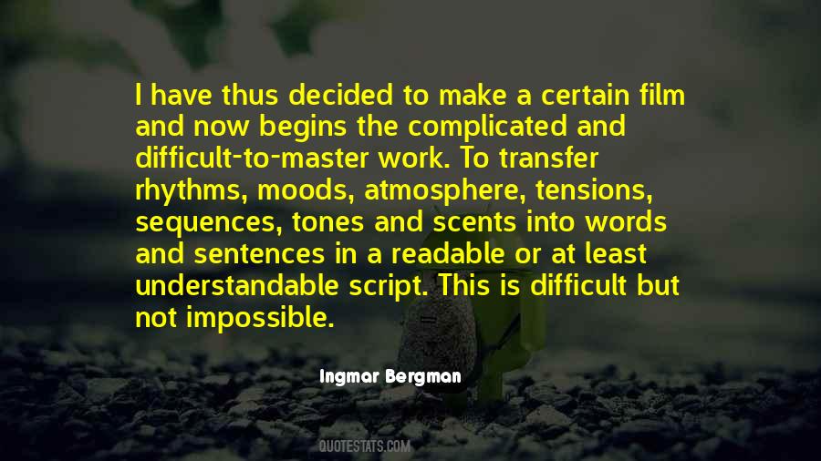 Ingmar Bergman Quotes #735220