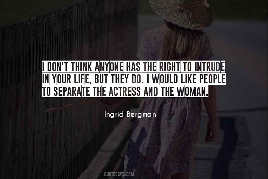 Ingrid Bergman Quotes #1211776