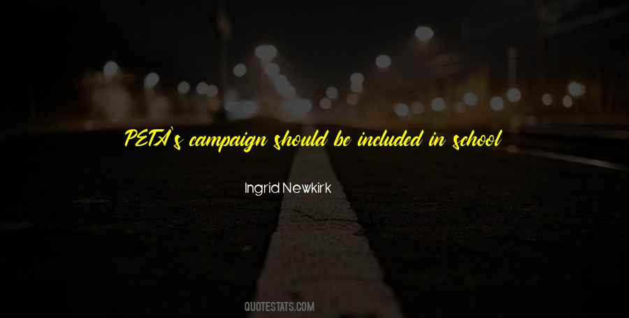 Ingrid Newkirk Quotes #327147