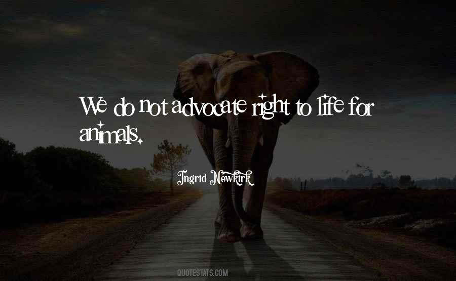 Ingrid Newkirk Quotes #484444