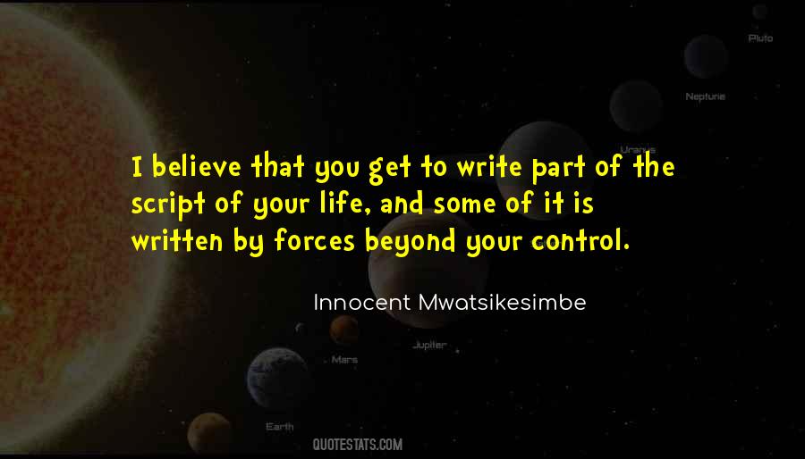 Innocent Mwatsikesimbe Quotes #271946