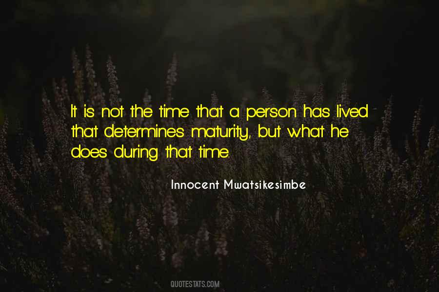 Innocent Mwatsikesimbe Quotes #68506
