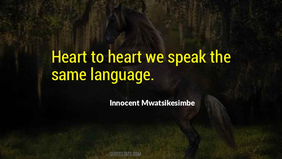 Innocent Mwatsikesimbe Quotes #836194