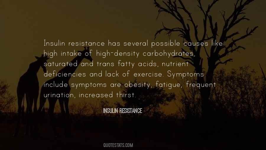 Insulin Resistance Quotes #1639278