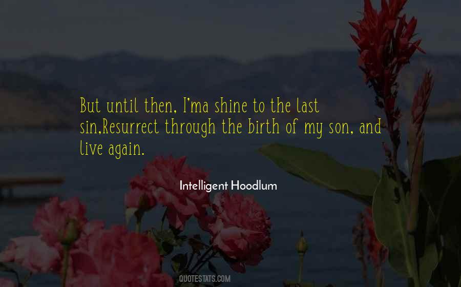 Intelligent Hoodlum Quotes #351655 Intelligent Hoodlum Quotes #351655