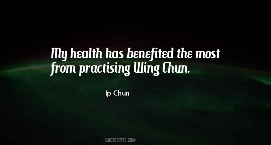 Ip Chun Quotes #543209
