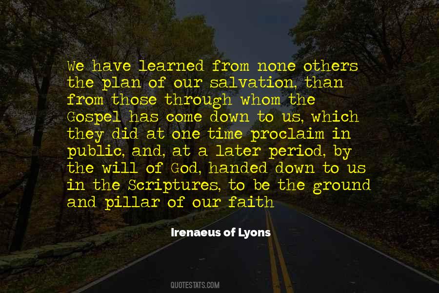 Irenaeus Of Lyons Quotes #1113871