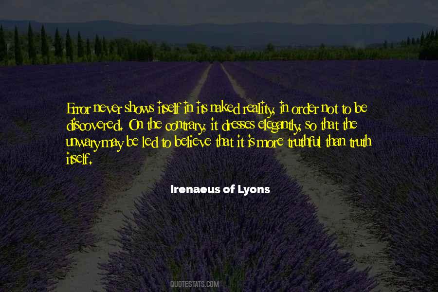 Irenaeus Of Lyons Quotes #1723387